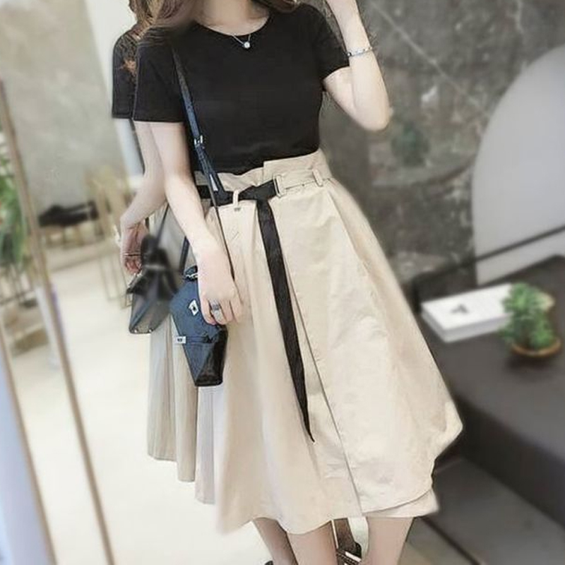 Street Fashion Korean - Camisetas femininas de manga curta com