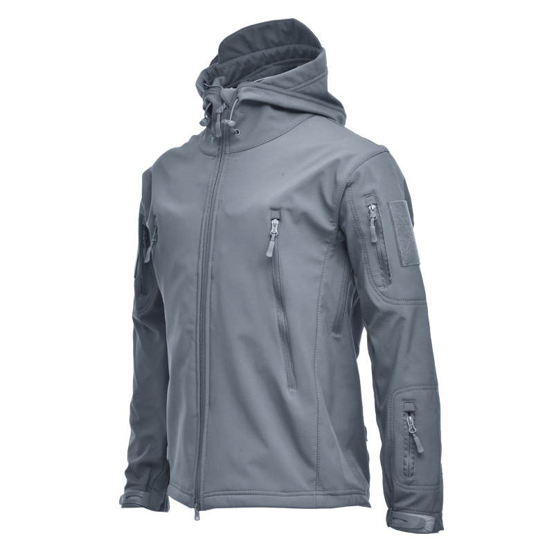 Windbreak Shell Jacket - 5xl 6xl masculino camuflagem russa velo