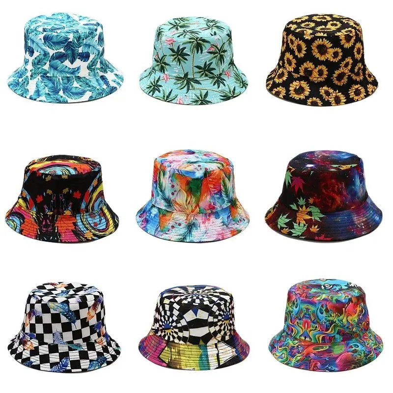 Bucket Hat Embroidered - Chapéu de pescador com estampa de
