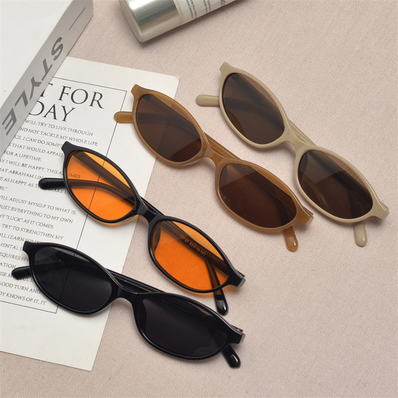 Street Fashion Glasses - Novos Óculos de Sol Retro Oval