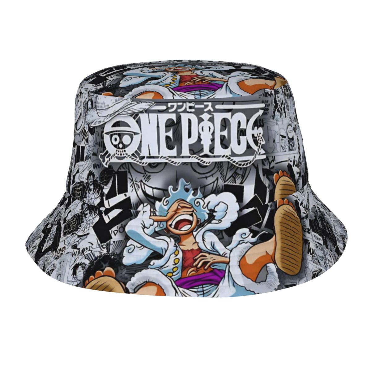 Bucket Hat Embroidered - Chapéu Bucket One Piece Monkey D.