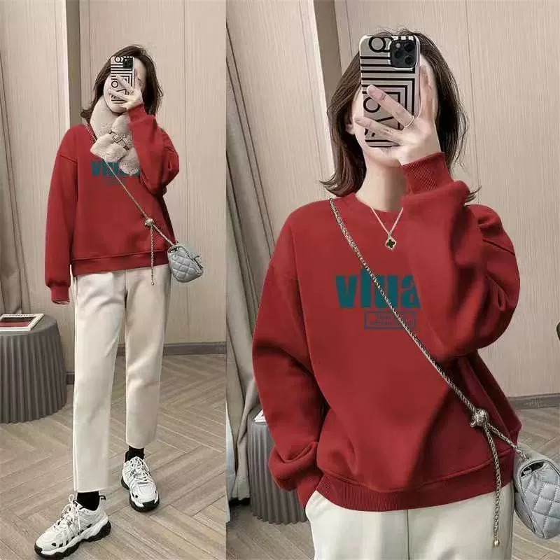 Oversized Crewneck Fleece - Moletom Oversized com Gola Redonda para