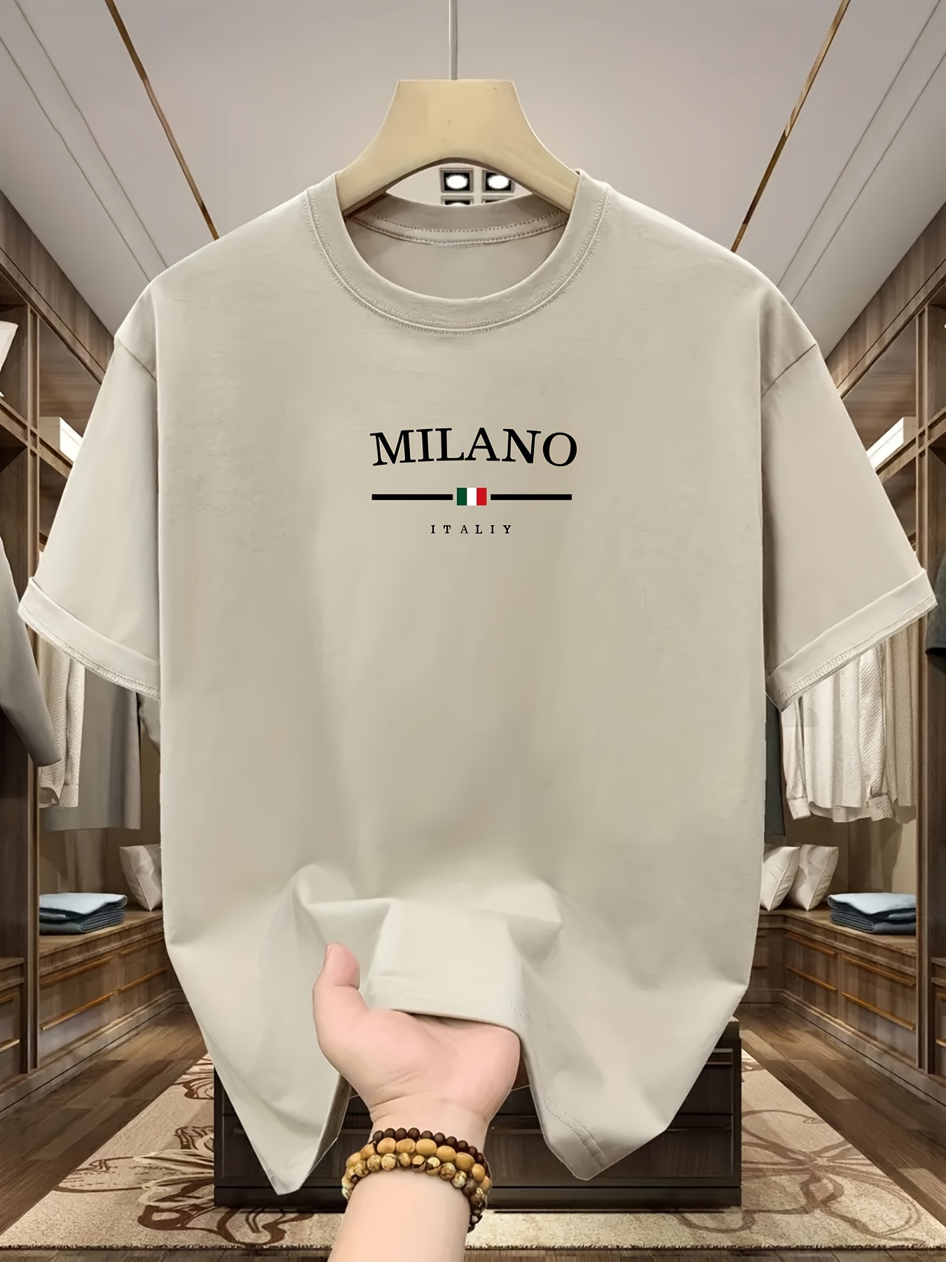 Street Fashion Milan - 100% algodão puro masculino moda casual