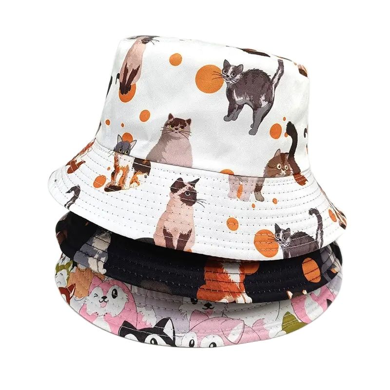 Bucket Hat Embroidered - Outdoor Poliéster Bucket Hat para homens