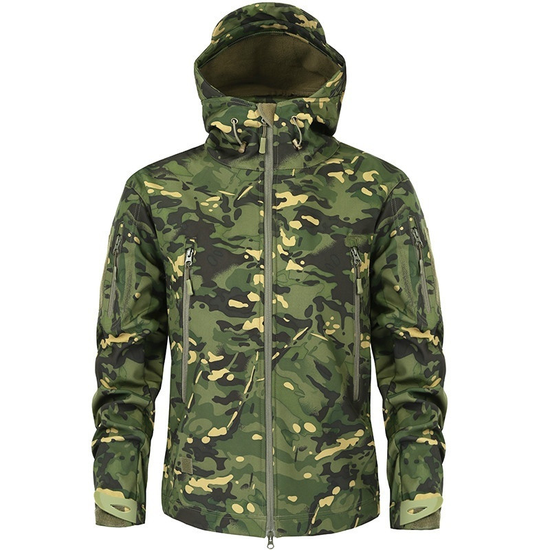 Windbreak Shell Jacket - Jaquetas de caminhada dos homens camuflagem