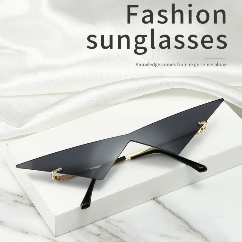 Street Fashion Glasses - Óculos de Sol Triangulares para Moda