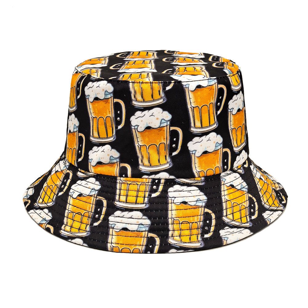 Bucket Hat Embroidered - Chapéu de balde de cerveja dos