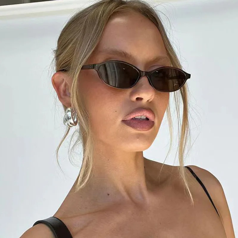 Street Fashion Glasses - Óculos de Sol Retro com Armação
