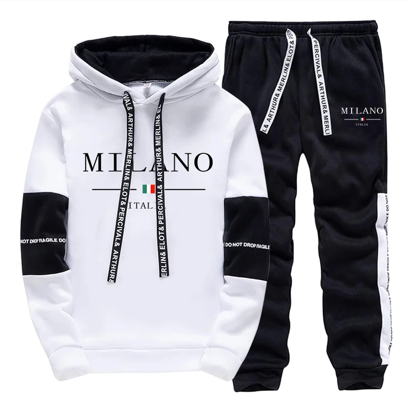 Street Fashion Art - Conjunto Masculino/Agasalho com Capuz/Calça: Agasalho Esportivo