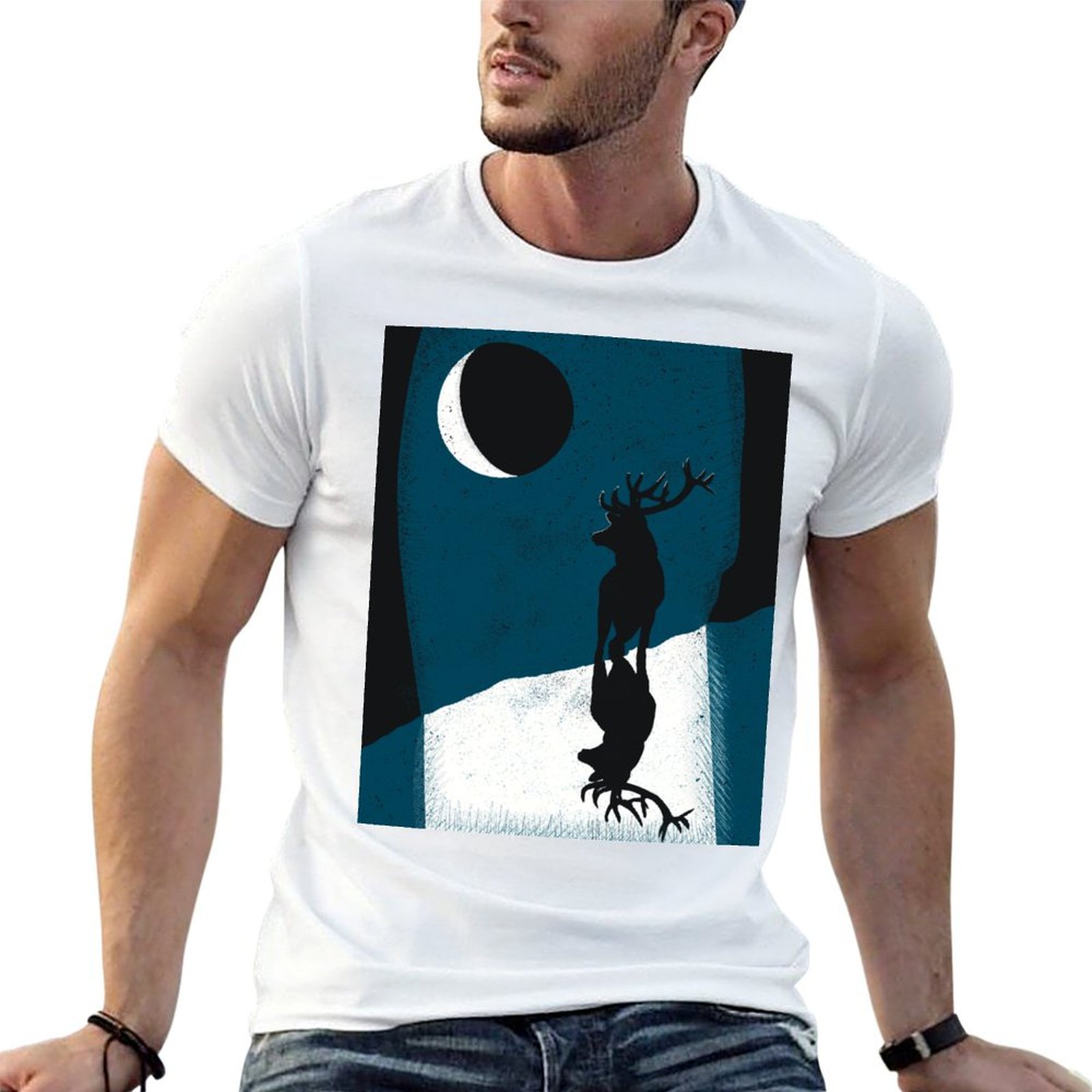 Street Fashion Pose - Camiseta Moonlight Pose, camiseta casual de