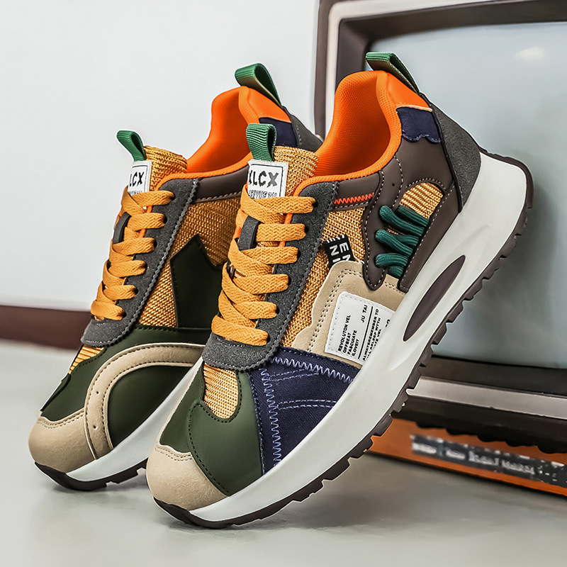 Street Fashion Korean - Tênis Brancos Estilo Coreano para Homens,
