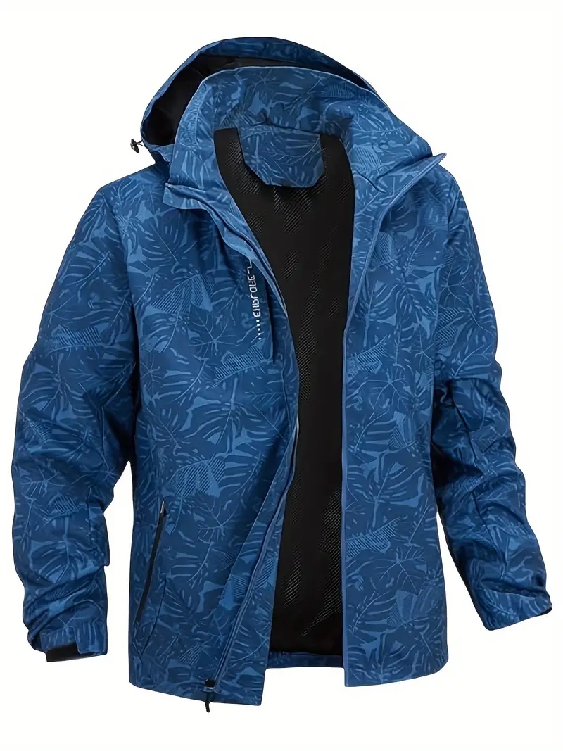 Windbreak Shell Jacket - Jaqueta corta-vento impermeável leve casual masculina,