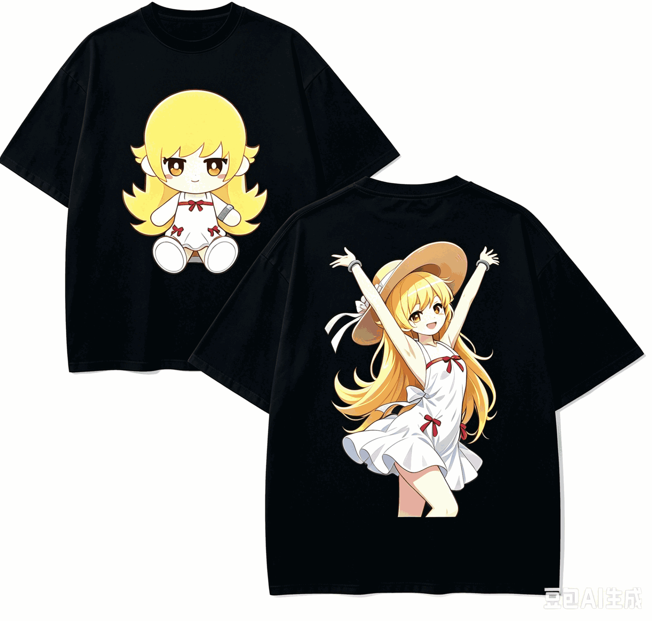 Street Fashion Model - Camiseta Monogatari Series para amantes de
