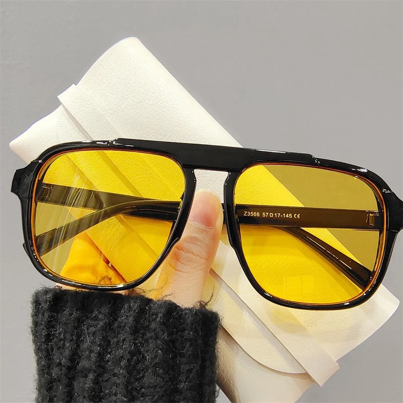 Novos Óculos de Sol Oversized  - Street Fashion Glasses avaliação e preço