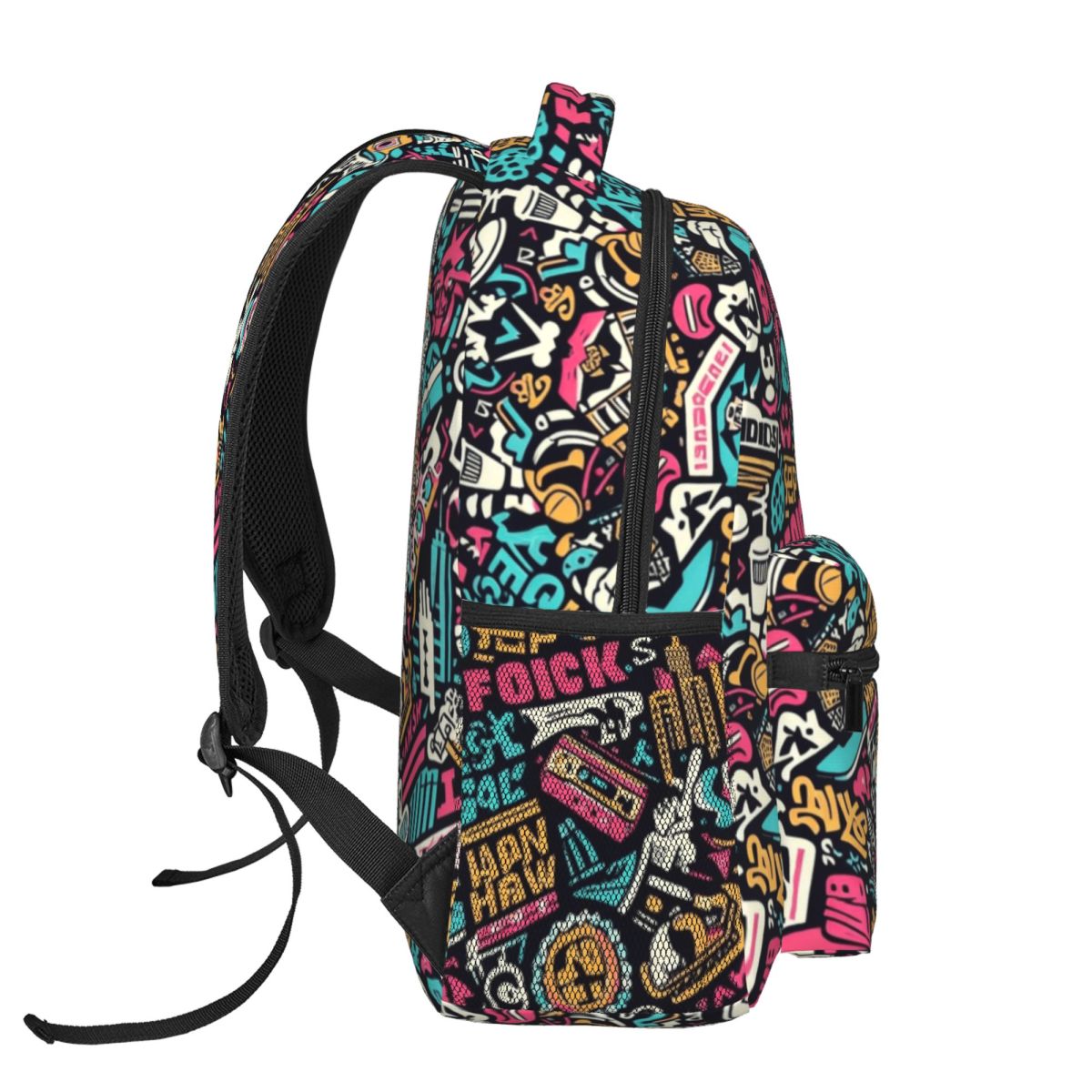 Mochila com estampa de grafite - High Street Fashion New York avaliação e preço