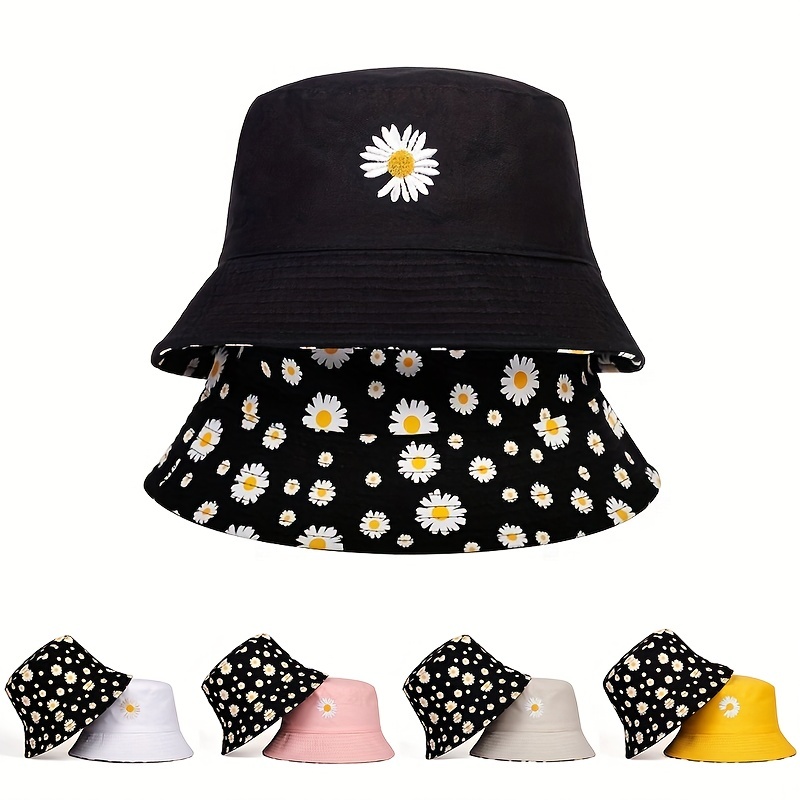 Mulheres Margarida Bordado Bal - Bucket Hat Embroidered avaliação e preço