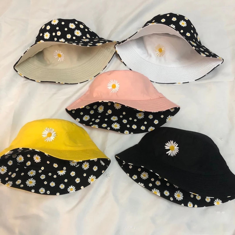 Mulheres Margarida Bordado Bal - Bucket Hat Embroidered avaliação e preço