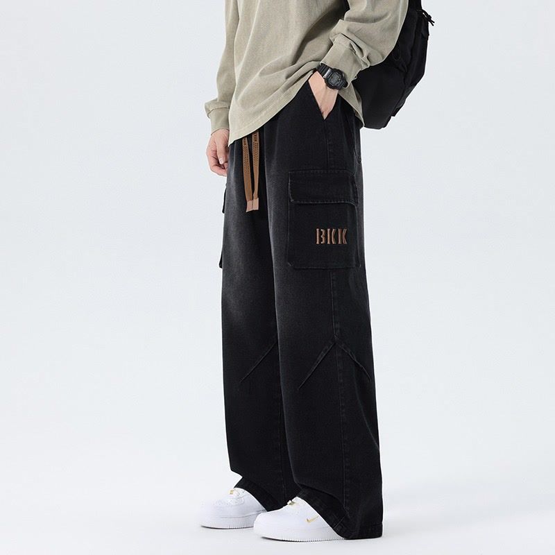 Calças Jeans Masculinas de Per - Cargo Pant Wide avaliação e preço