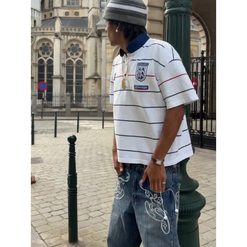 Conjunto Retro Y2K de 2 Peças  - Street Fashion Jersey avaliação e preço