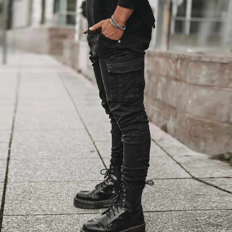 Calça Jeans Masculina Slim Fit - Street Fashion Style Male avaliação e preço