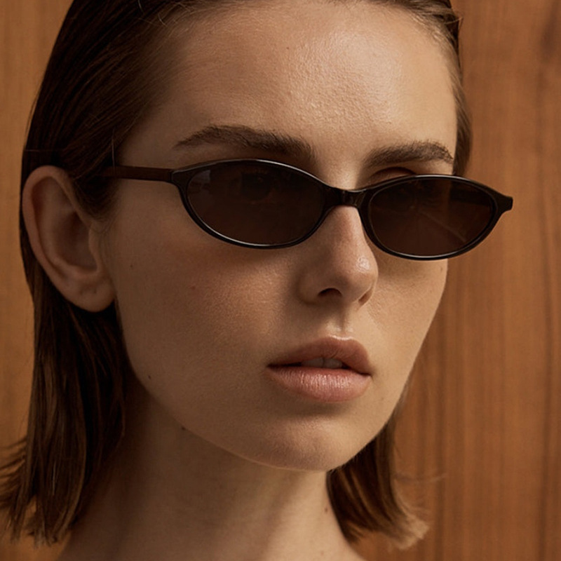 Novos Óculos de Sol Retro Oval - Street Fashion Glasses avaliação e preço