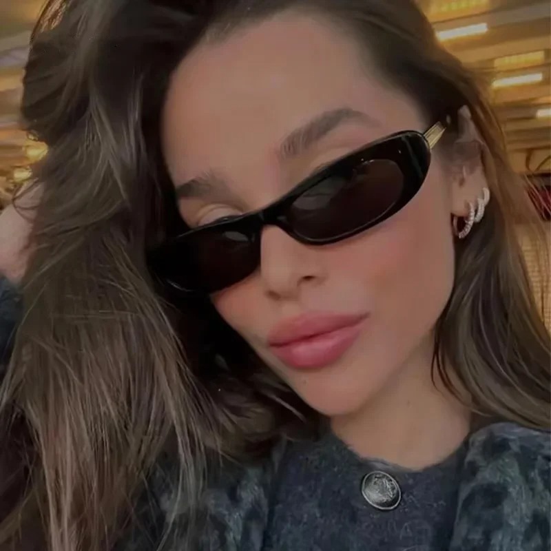 Novos Óculos de Sol Retrô com  - Street Fashion Glasses avaliação e preço
