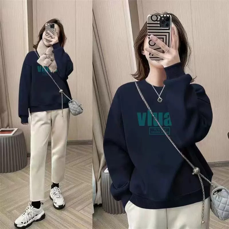 Moletom Oversized com Gola Red - Oversized Crewneck Fleece avaliação e preço