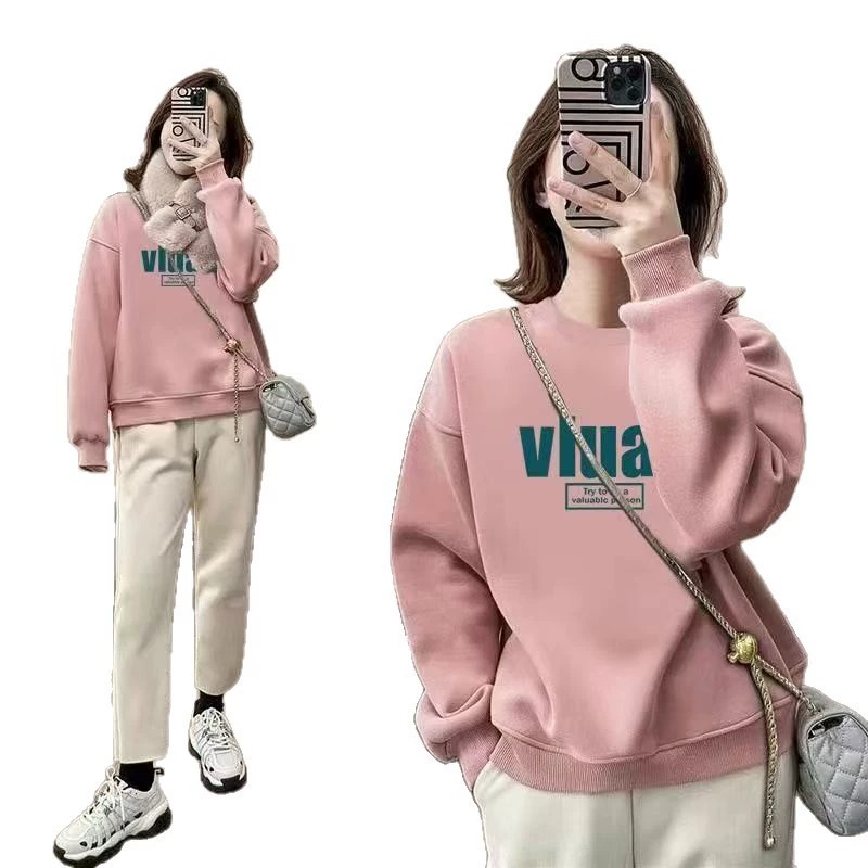 Moletom Oversized com Gola Red - Oversized Crewneck Fleece avaliação e preço