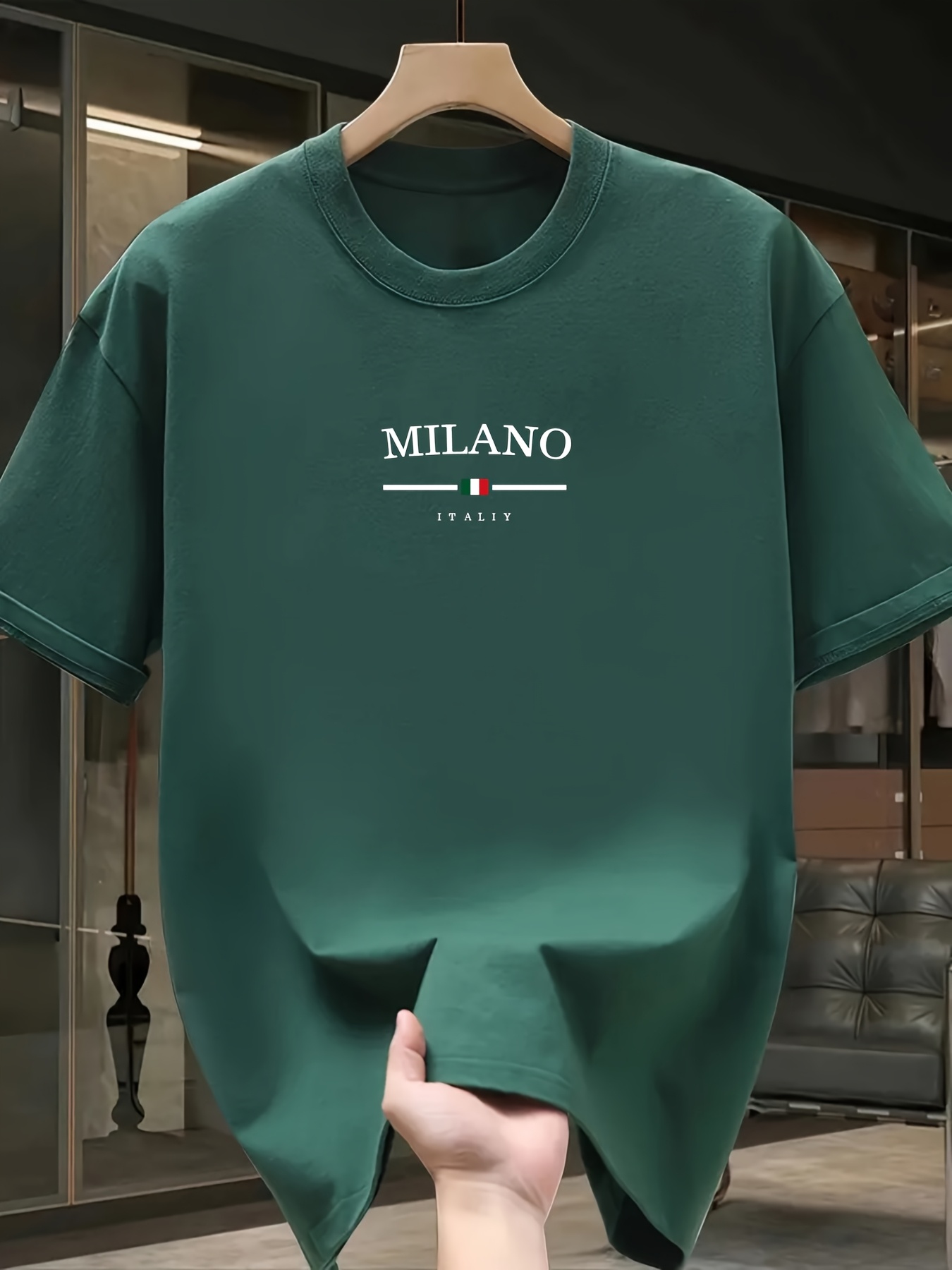 100% algodão puro masculino mo - Street Fashion Milan avaliação e preço