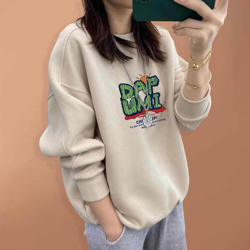 Moletom Feminino Oversized de  - Oversized Crewneck Fleece avaliação e preço