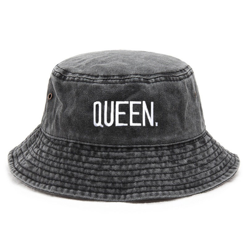 Personalizar rainha lavado vin - Bucket Hat Embroidered avaliação e preço