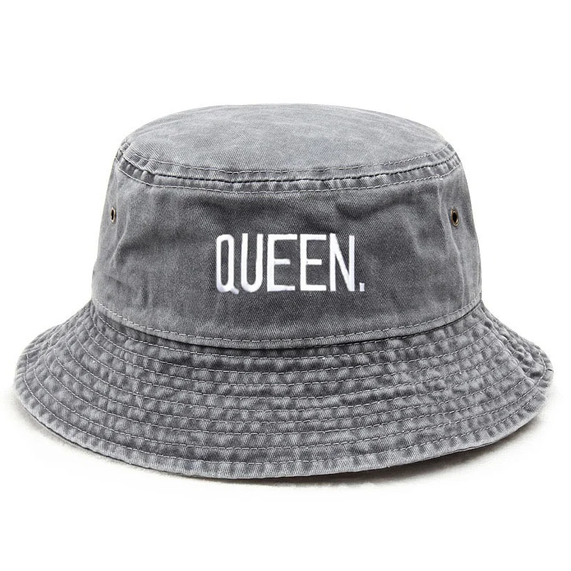 Personalizar rainha lavado vin - Bucket Hat Embroidered avaliação e preço