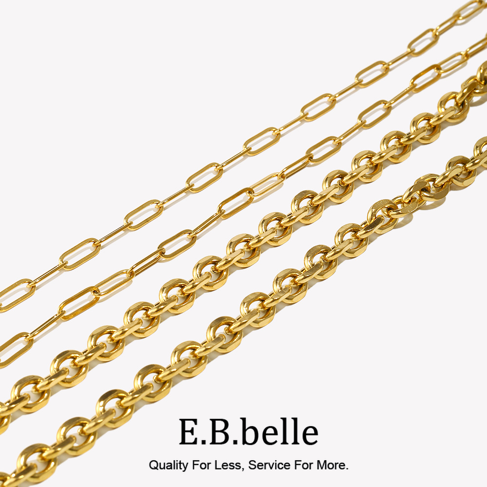 Corrente de aço inoxidável par - Street Fashion Jewelry avaliação e preço