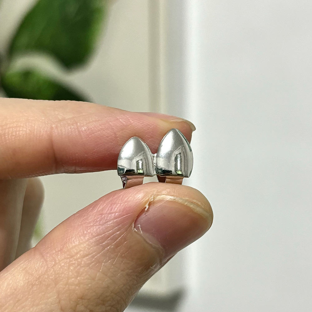 Lachelz simples duplo oco pres - Street Fashion Jewelry avaliação e preço