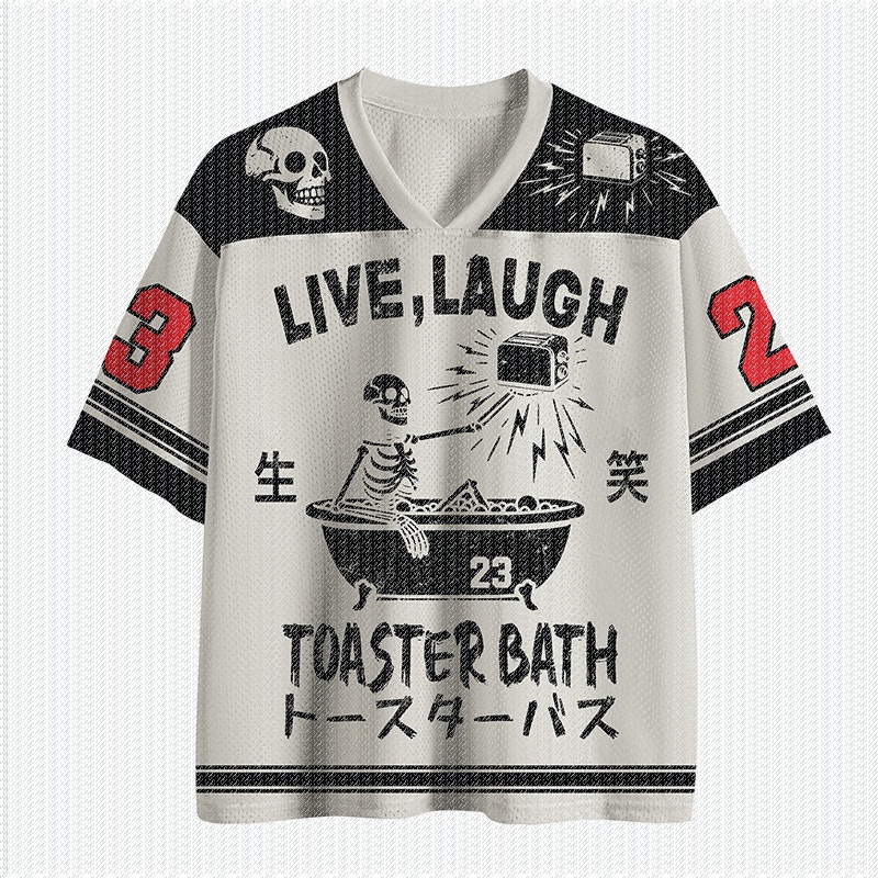 Camiseta de Malha com Decote e - Street Fashion Jersey avaliação e preço