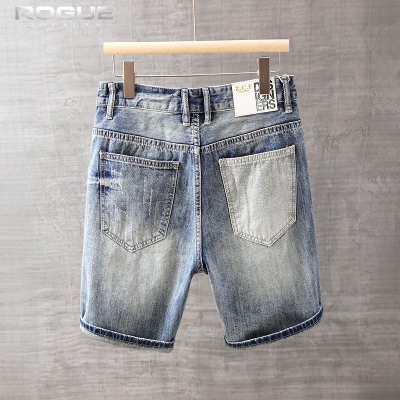 Bermudas Jeans Masculinas Esti - Street Fashion Korean avaliação e preço