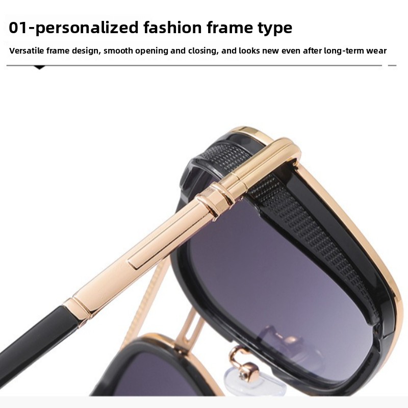 Óculos de Sol Retrô com Armaçã - Street Fashion Luxury avaliação e preço