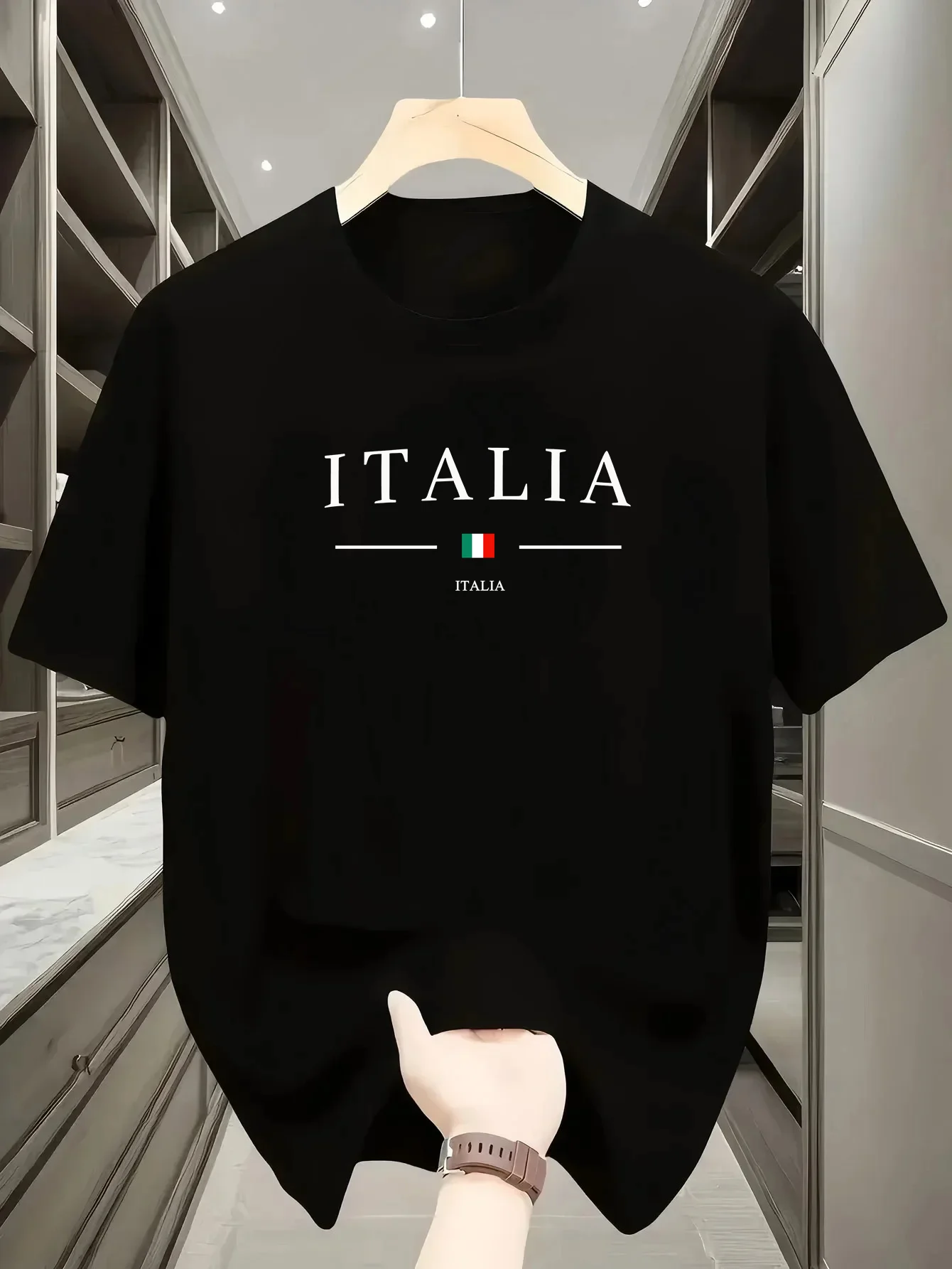 Camiseta Masculina de Verão pa - Street Fashion Milan avaliação e preço