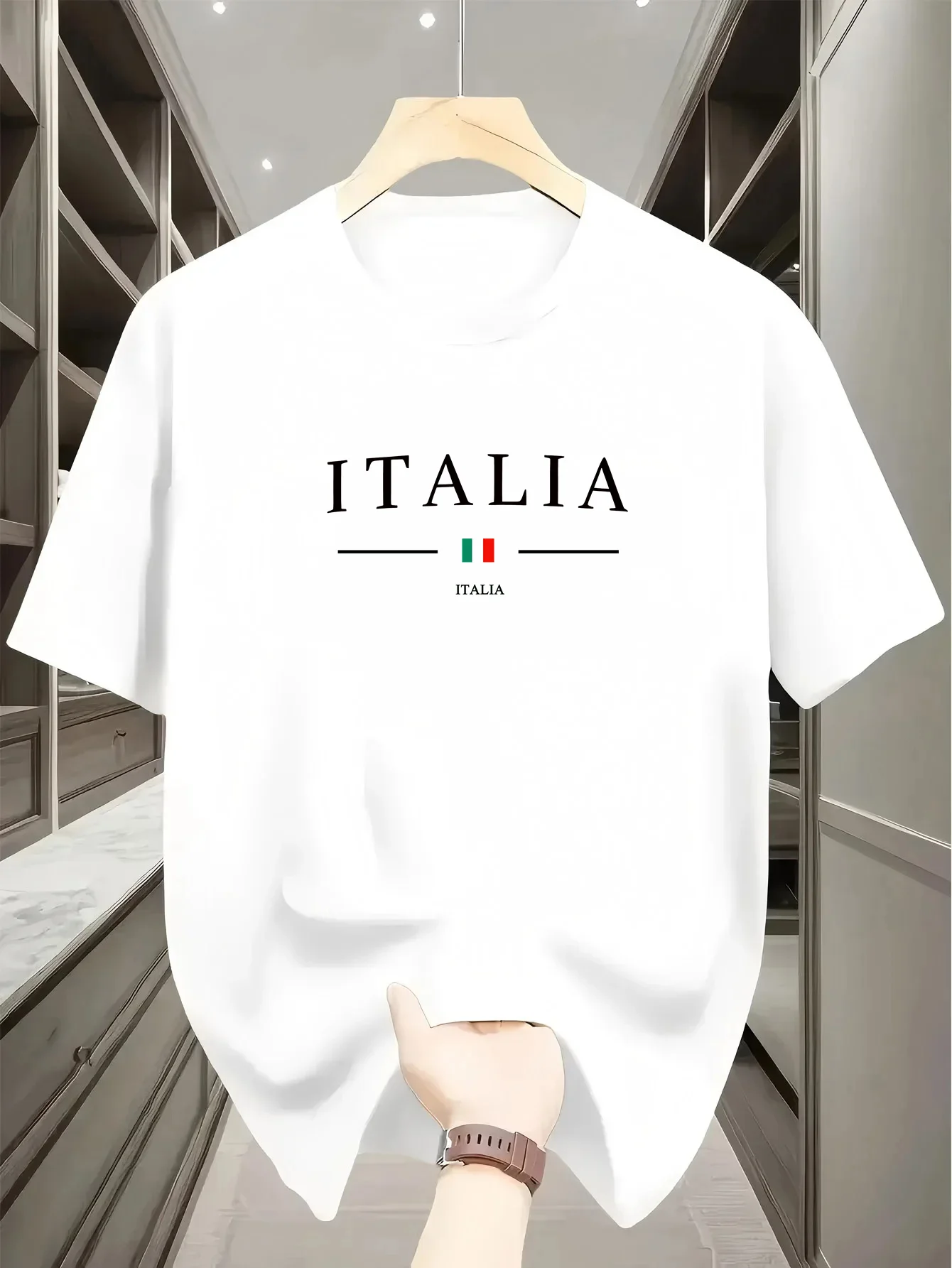 Camiseta Masculina de Verão pa - Street Fashion Milan avaliação e preço