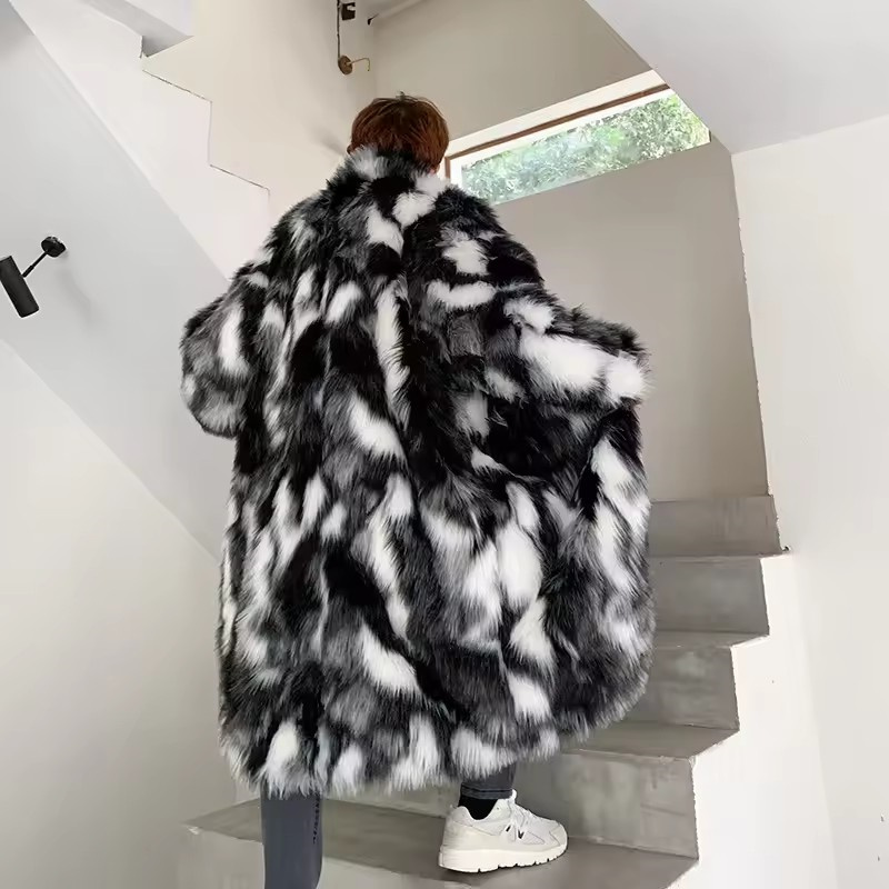 Inverno hip hop longo casaco d - Street Fashion Korean avaliação e preço
