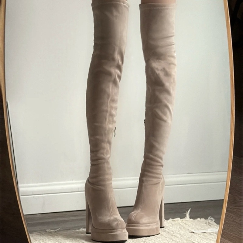 Botas Femininas de Salto Alto  - Street Fashion Rome avaliação e preço