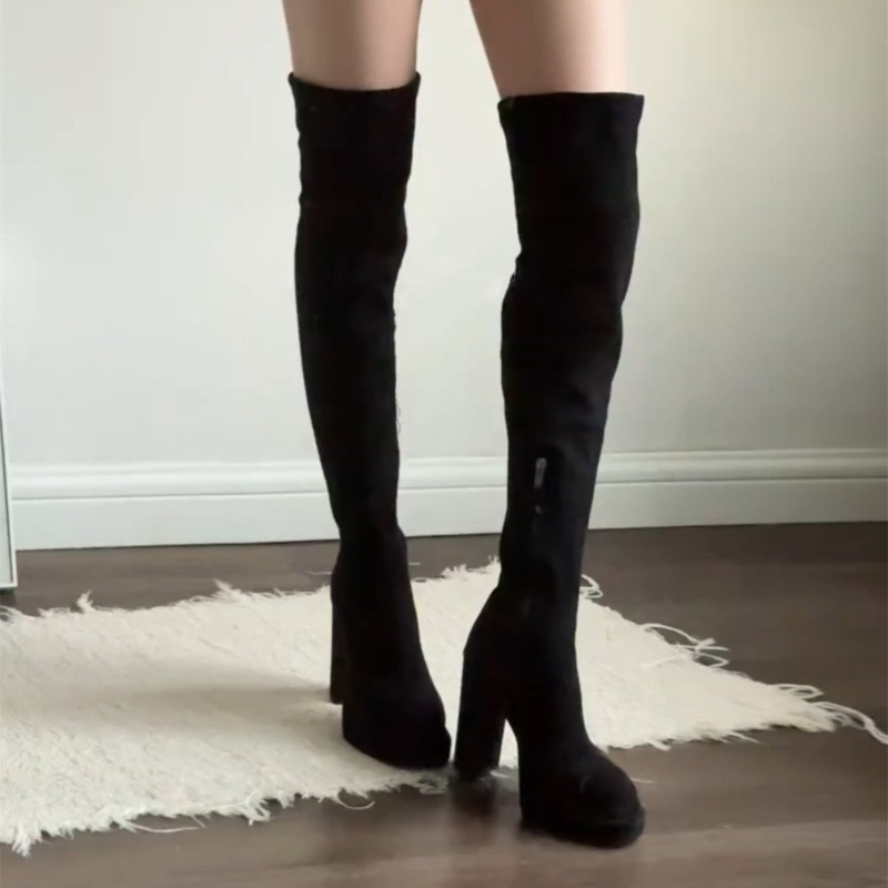 Botas Femininas de Salto Alto  - Street Fashion Rome avaliação e preço