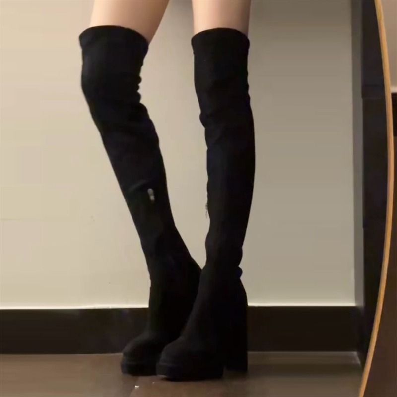 Botas Femininas de Salto Alto  - Street Fashion Rome avaliação e preço