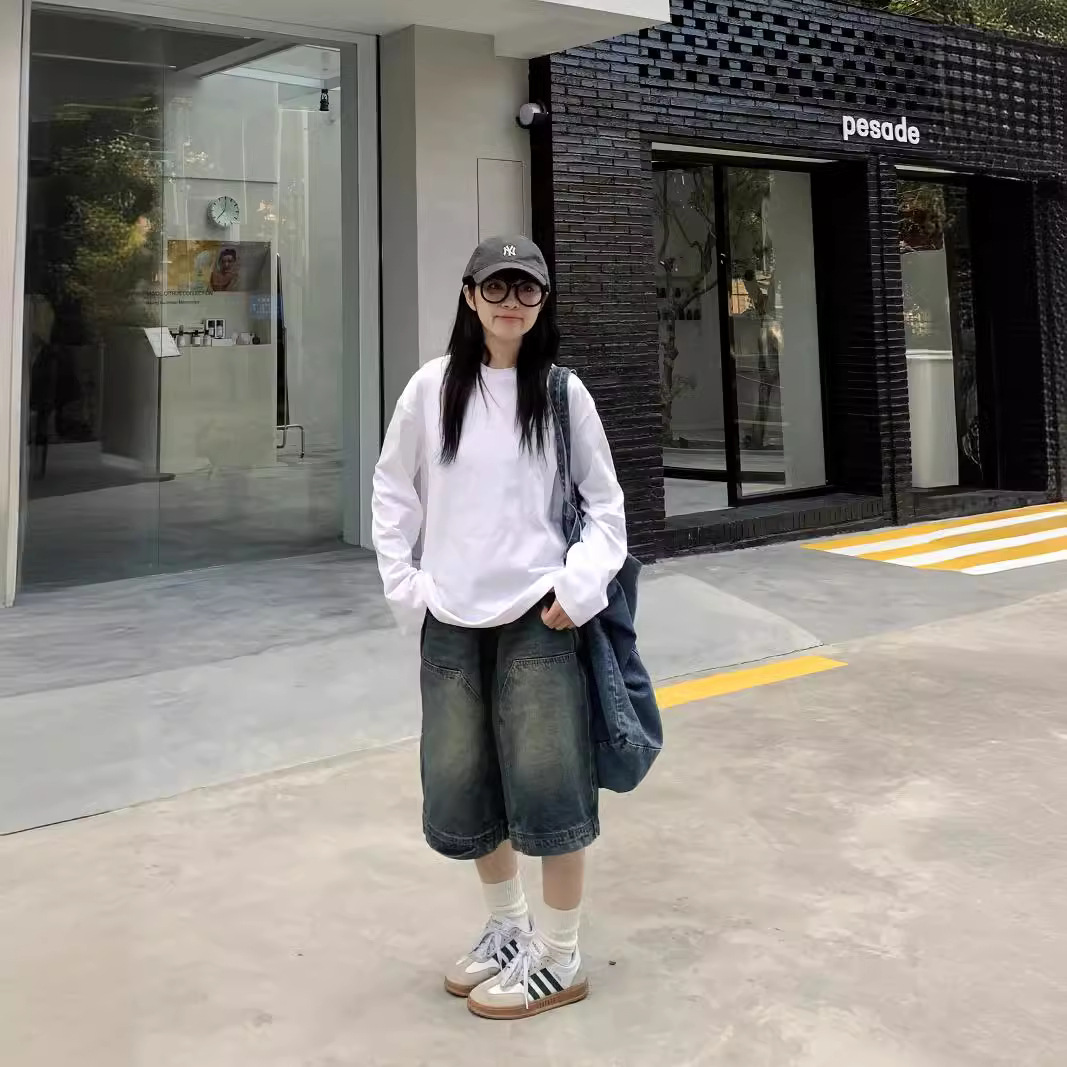 Mulheres y2k vintage baggy jea - Street Fashion Art avaliação e preço