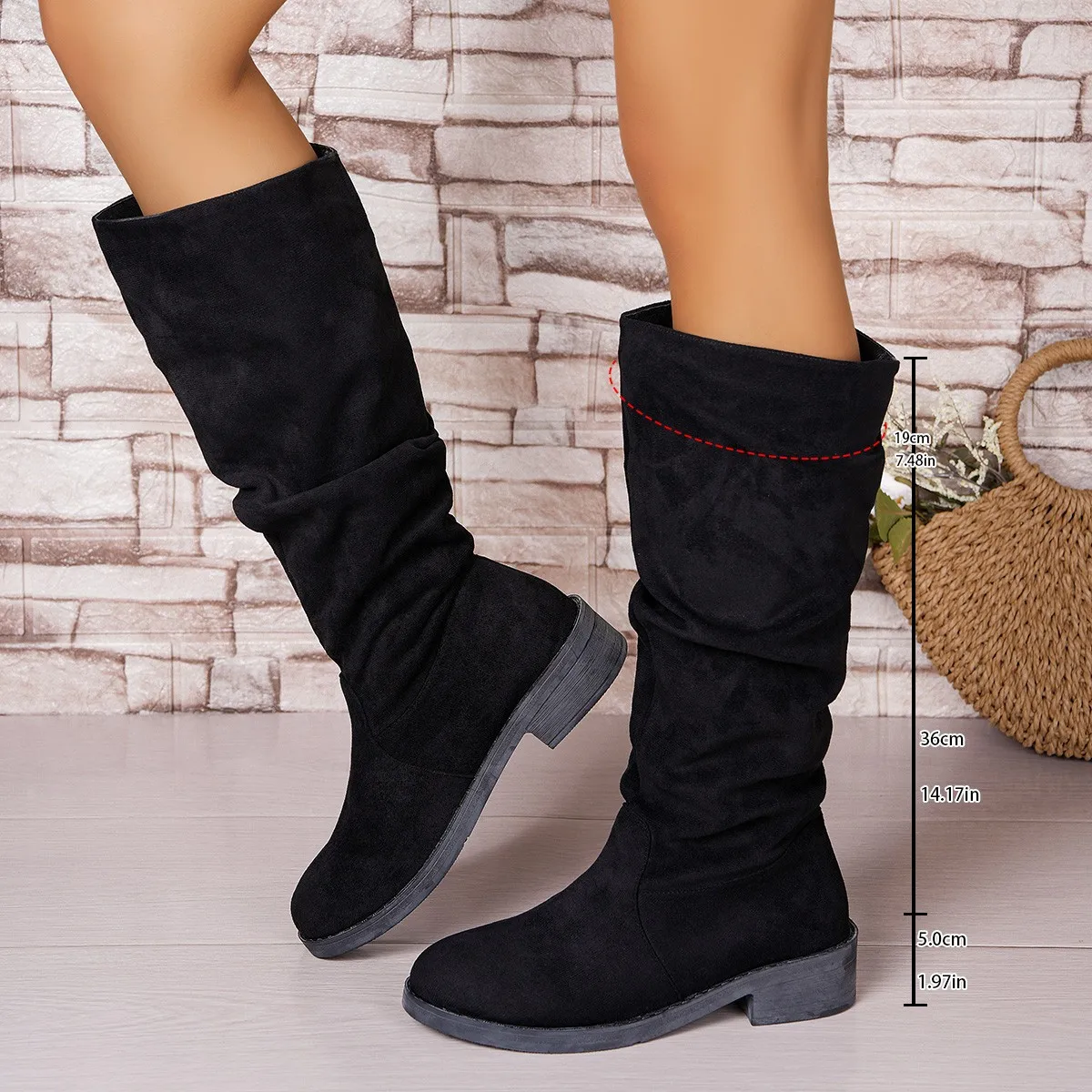 Botas plissadas femininas camu - Street Fashion Rome avaliação e preço