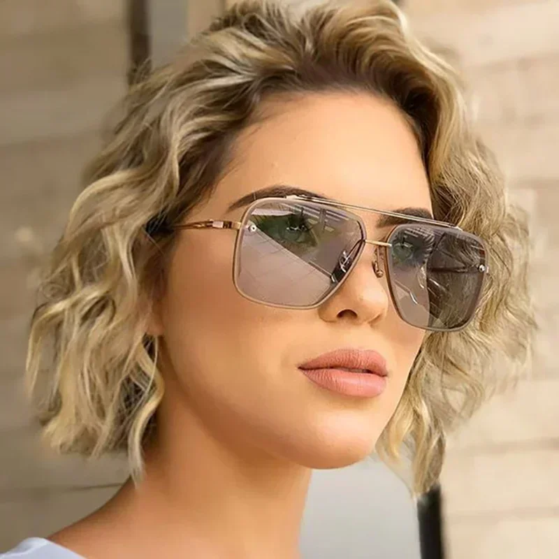 Óculos de Sol Quadrados Oversi - Street Fashion Glasses avaliação e preço