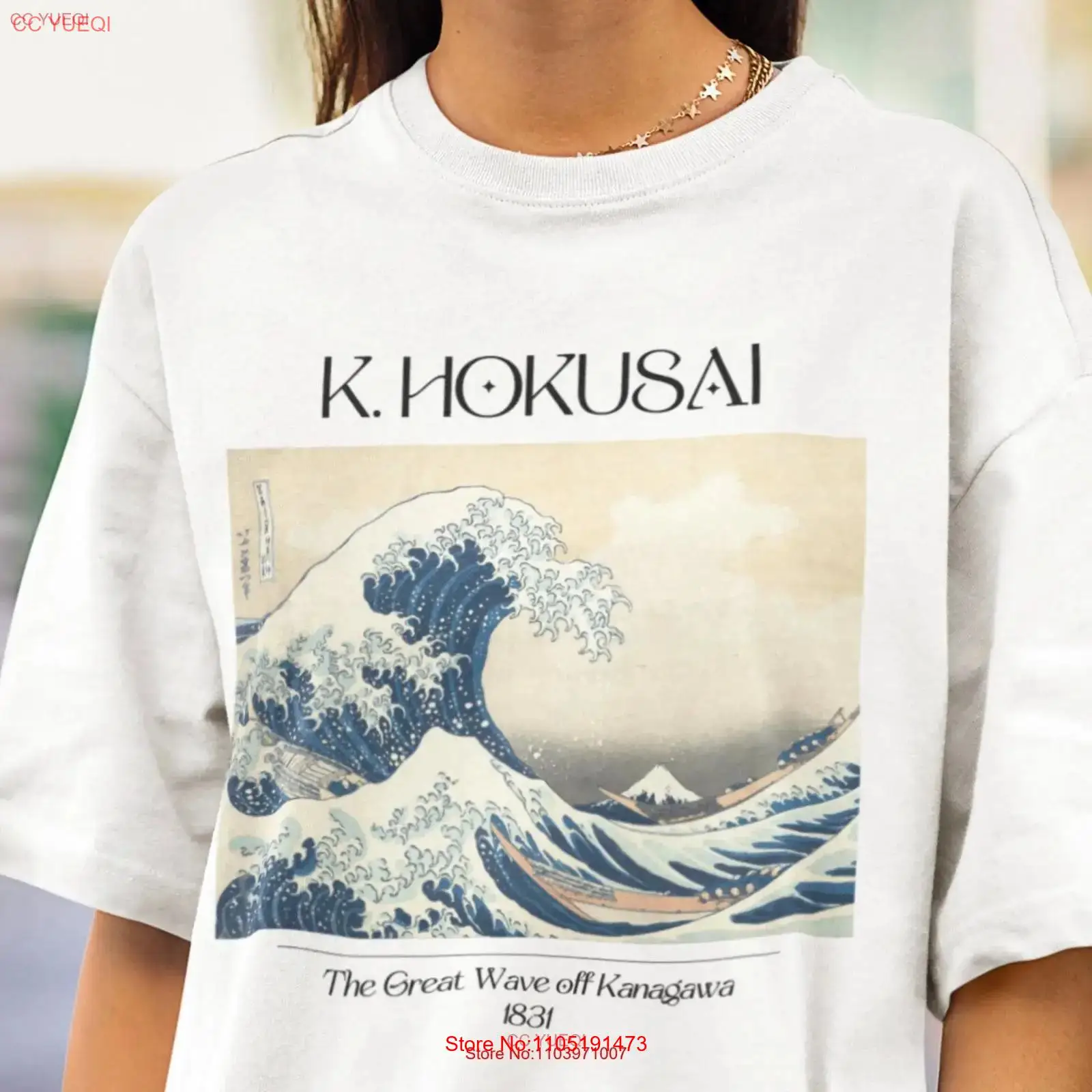 Katsushika hokusai a grande on - Street Fashion In Japan avaliação e preço