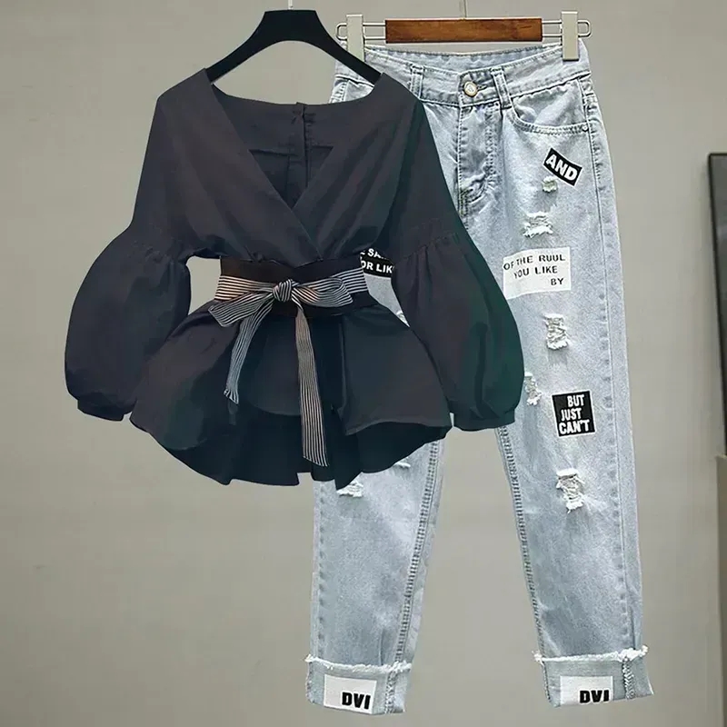 Feminino elegante com decote e - Street Fashion Korean avaliação e preço
