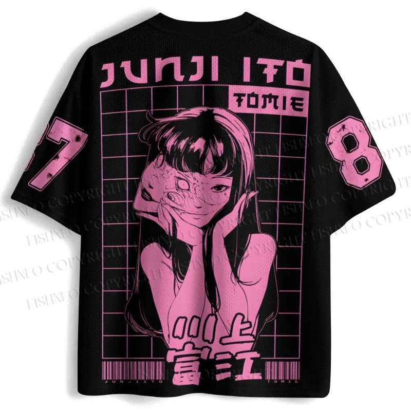 Camiseta Esportiva Y2K Junji I - Street Fashion In Japan avaliação e preço