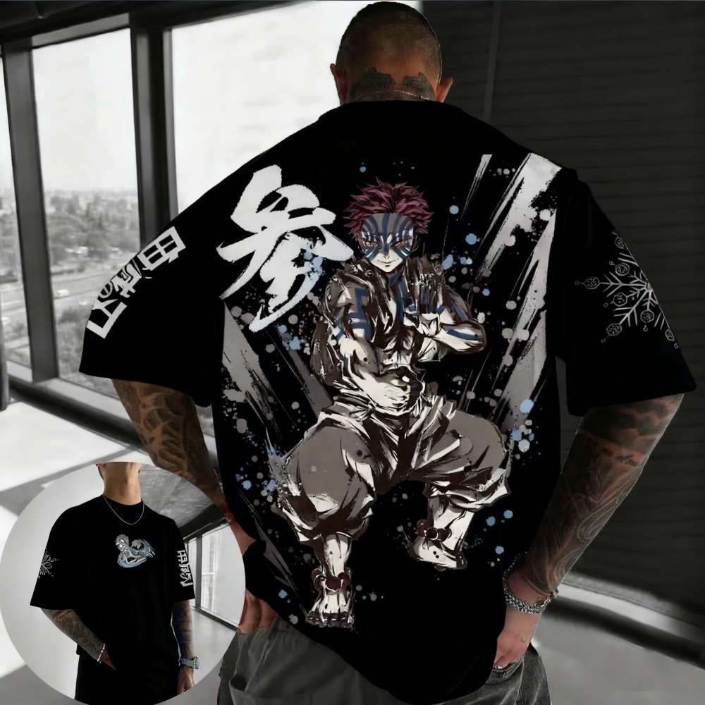 Camiseta Casual de Verão Plus  - Street Fashion In Japan avaliação e preço